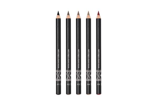 SWISS COLOR Brauen-Vorzeichenstift-Set, 5 Stk